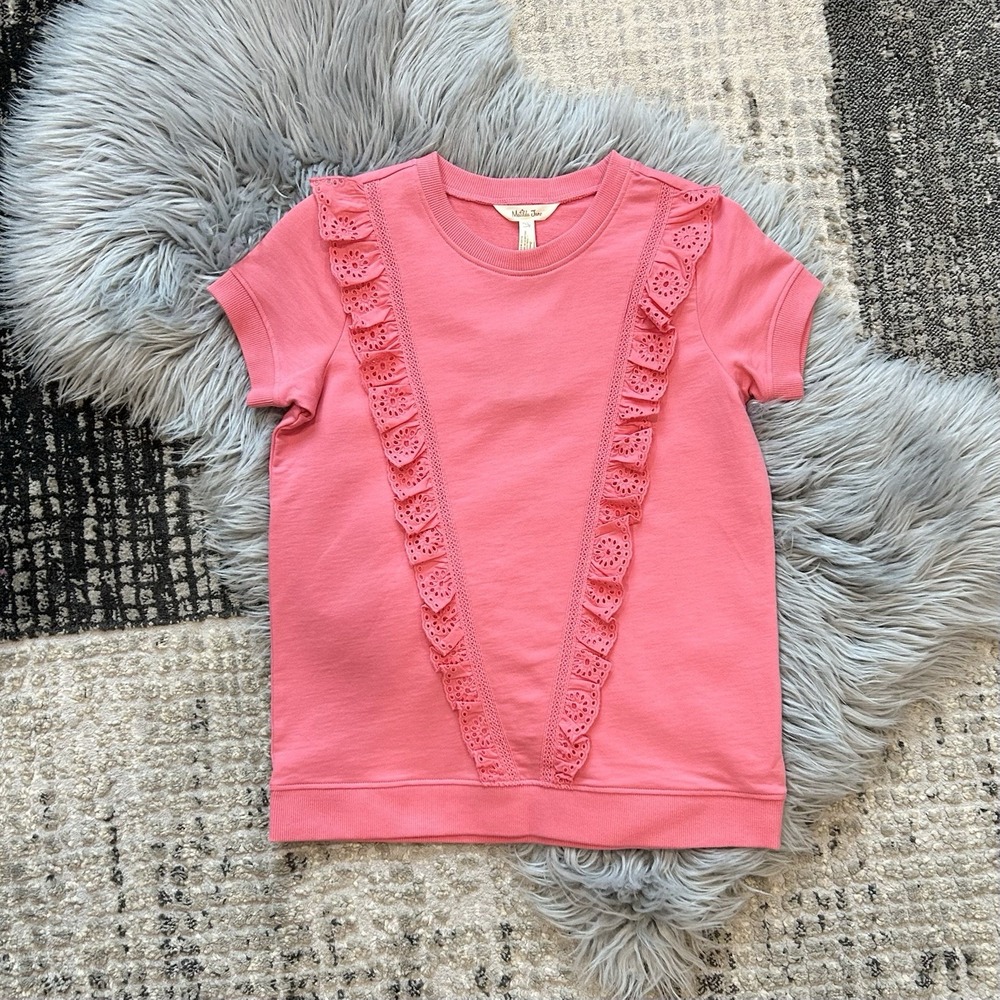 Matilda Jane MJ Girls Wonderment New‎ Craze Eyelet Lace Top Size 14 NWT